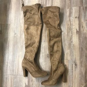 NWOT Charlotte Russe thigh high boots